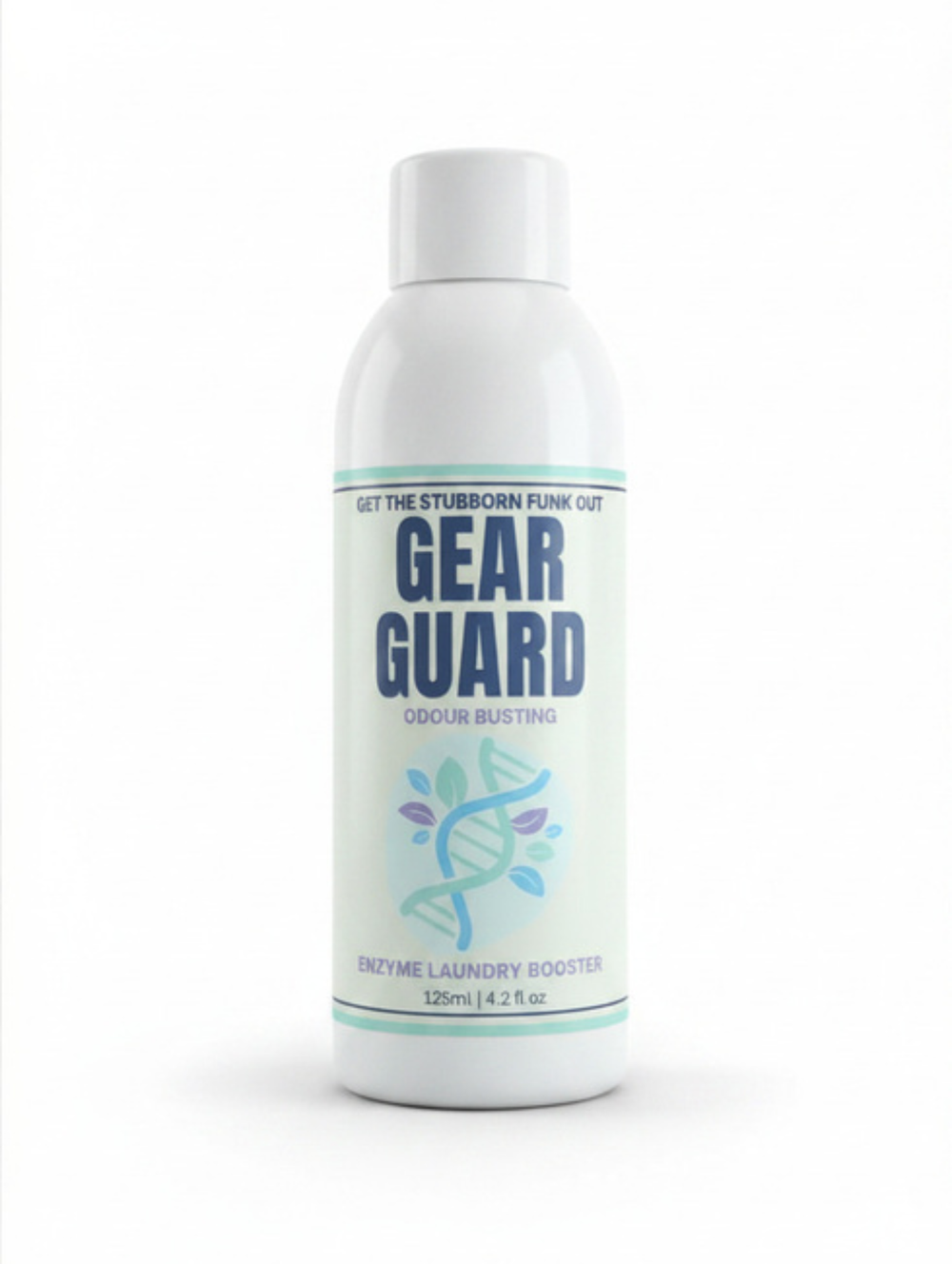 125ml Gear Guard laundry booster bottle on a white background