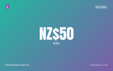 Garame Cleaning Co gift card, NZ$50 NZD