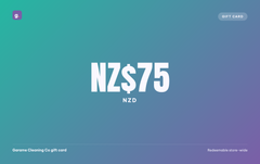 Garame Cleaning Co gift card, NZ$75 NZD