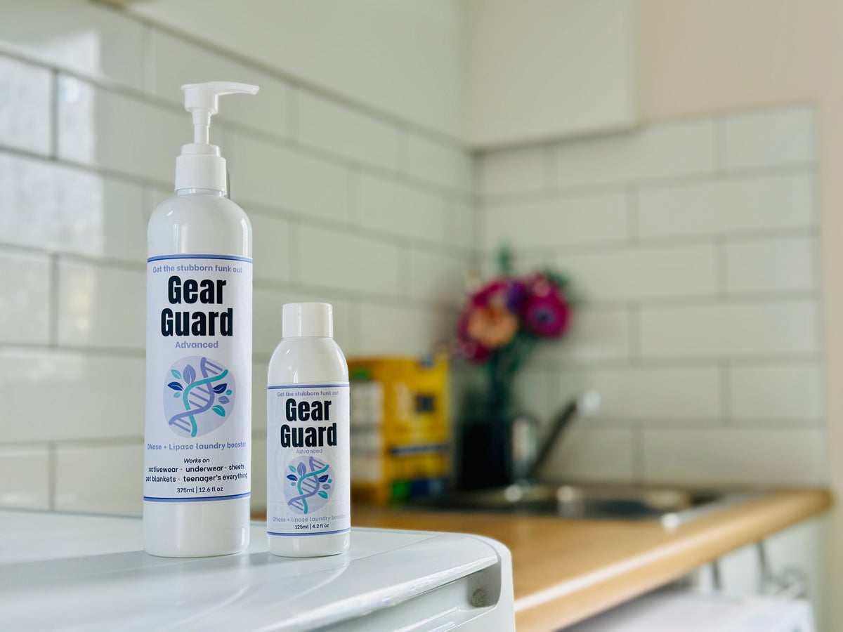 Gear Guard Advanced DNase + Lipase enzyme laundry booster