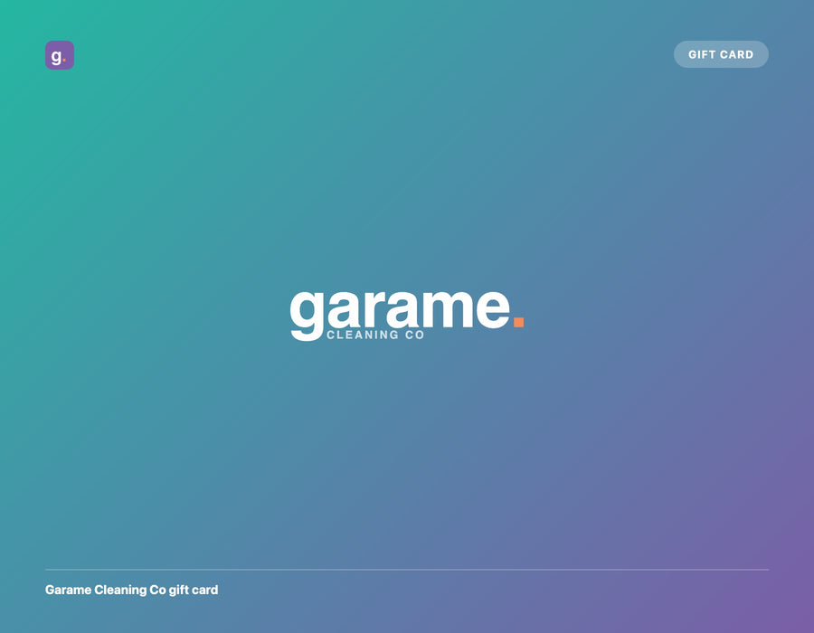 Garame Cleaning Co gift card