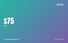 Garame Cleaning Co gift card, $75 AUD